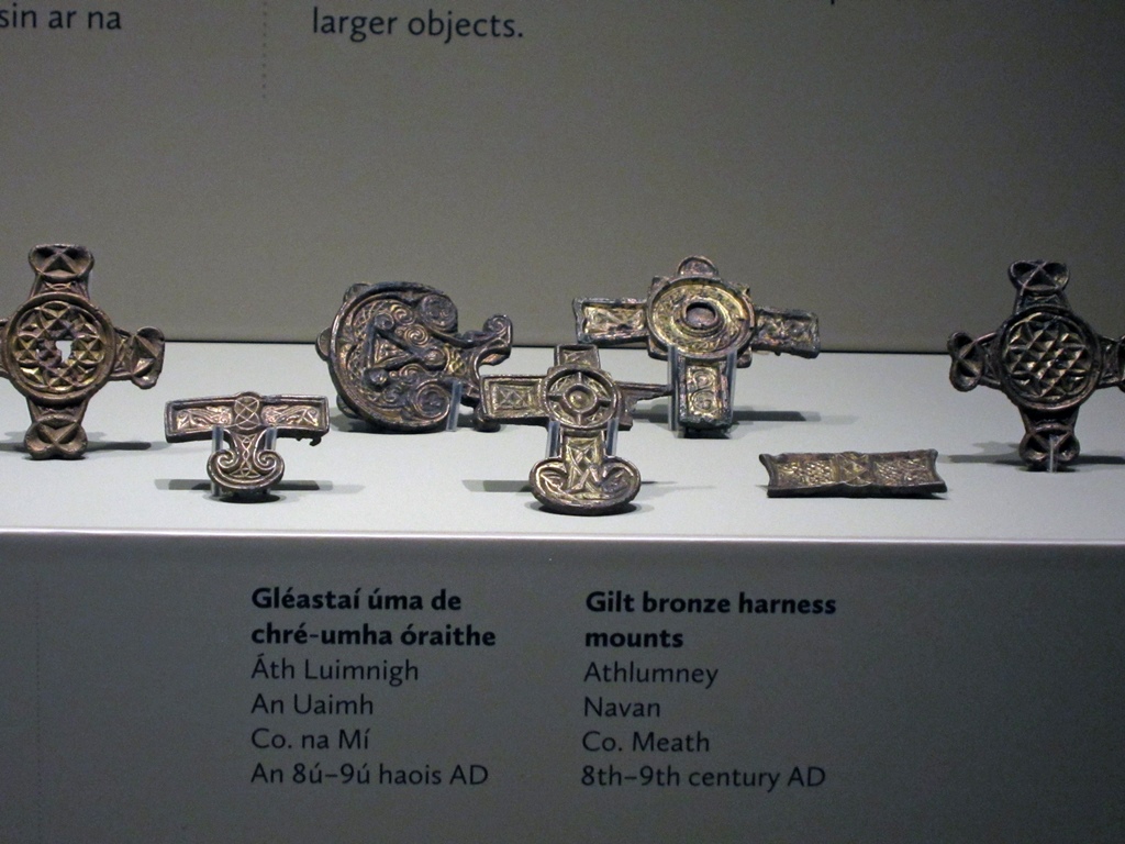 Gilt Bronze Harness Mounts (8th-9th C.)